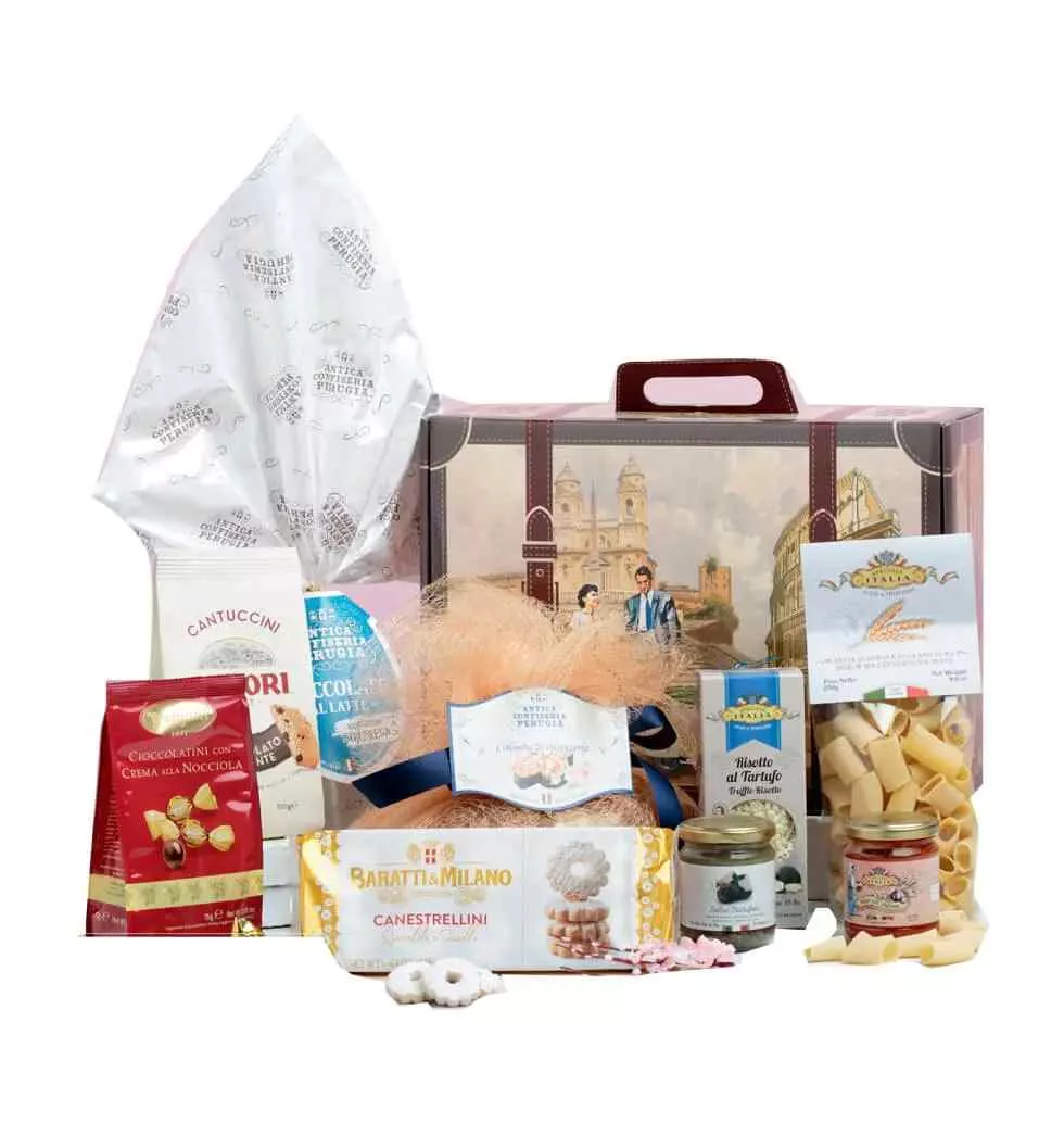 Basket For The Holiday Of Easter