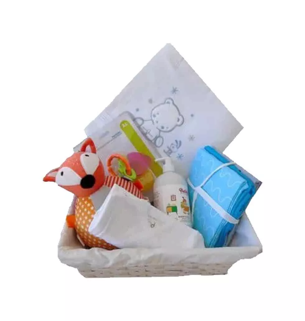 Basket With Thoughtful Essentials