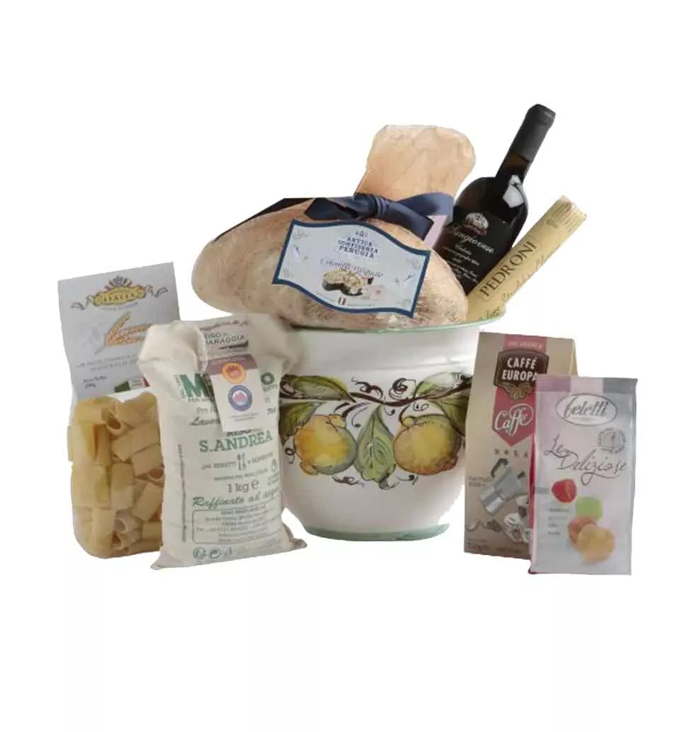 Intricately Detailed Ceramic Easter Basket